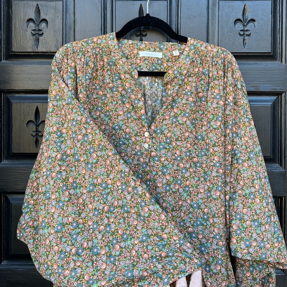 Doen Tops - Doen o’keeffe top in yellow laurel canyon rose XXL